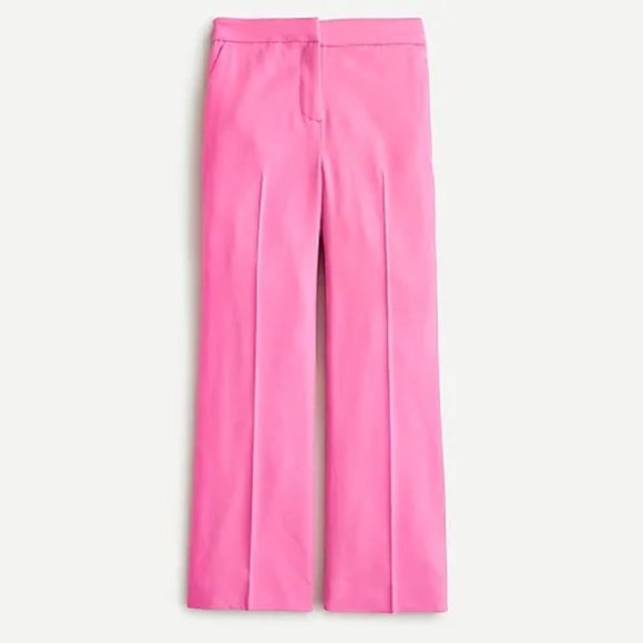 NWT-Tall 4 -J.Crew Hayden kickout crop pant in wool flannel - Picture 1 of 1